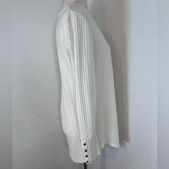 Chaser Ladies Waffle Knit Thermal Top - Picture 2 of 7